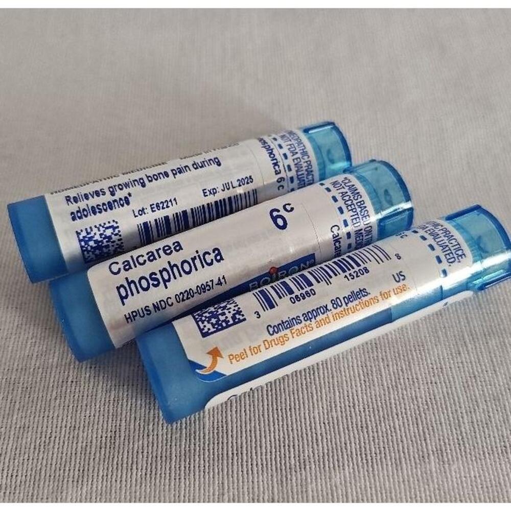 Boiron Calcarea Phosphorica 6C Homeopathic Growing Bone Pain‎ full size x 3